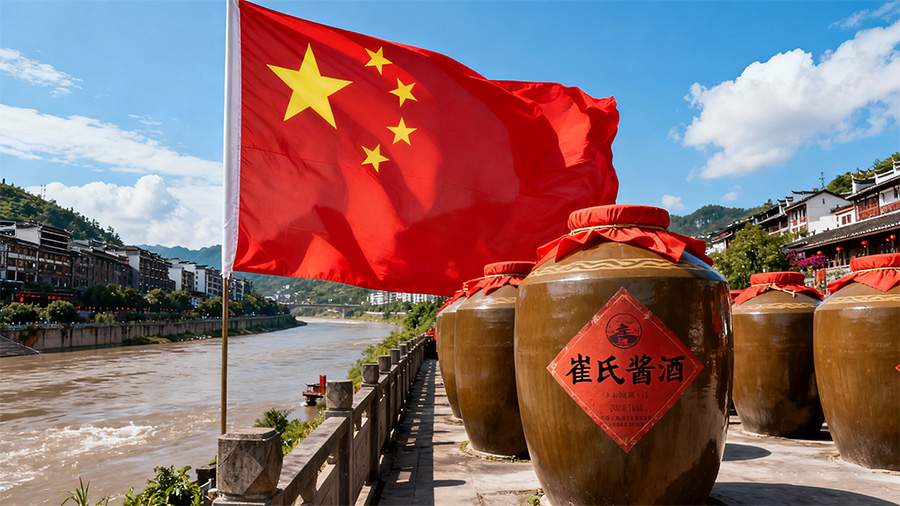 国庆敬家国｜崔氏酱酒：一杯醇香，敬山河岁月