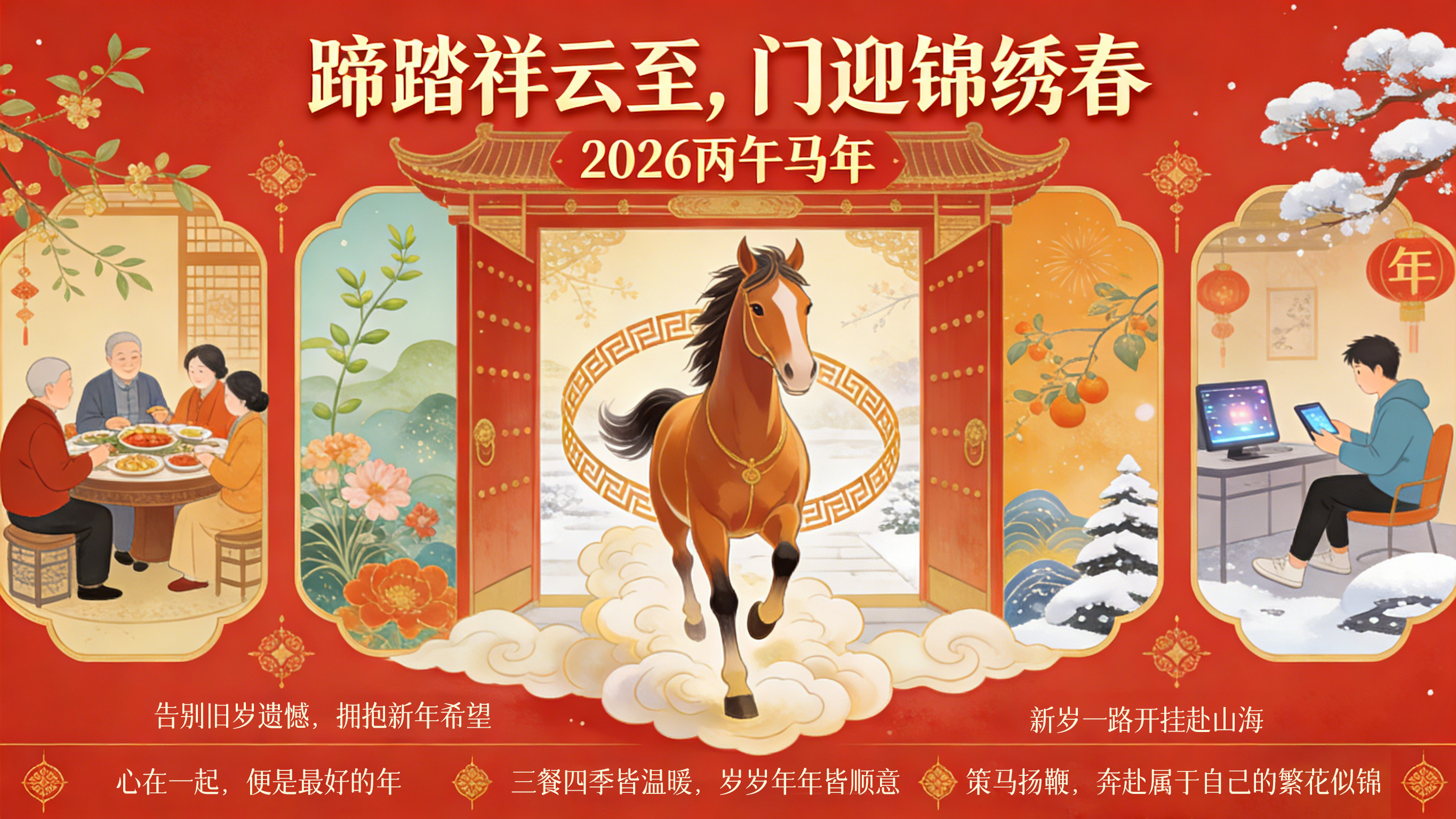 2026丙午马年春节:以骏姿赴团圆,以新序启新程