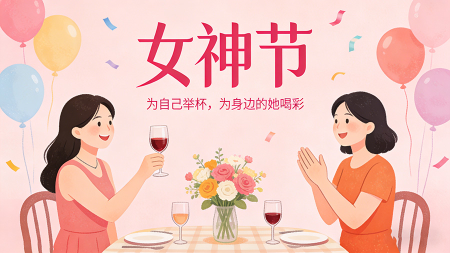 崔邑佳酿敬芳华，酱香盈袖贺女神